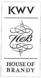 KWV HOB HOUSE OF BRANDY logo
