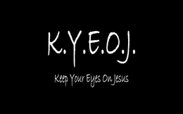 K.Y.E.O.J. KEEP YOUR EYES ON JESUS logo