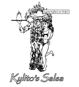 KYLITO'S SALSA ¡COMA KYLITO'S EN TODO! logo