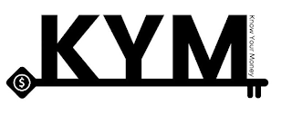 KYM KNOW YOUR MONEY $ logo