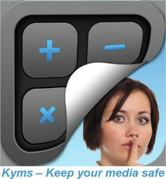 KYMS - KEEP YOUR MEDIA SAFE logo