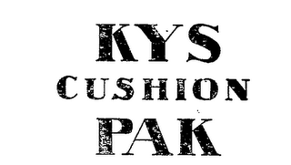 KYS CUSHION PAK logo