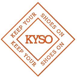 KYSO KEEP YOUR SHOES ON KEEP YOUR SHOES ON logo