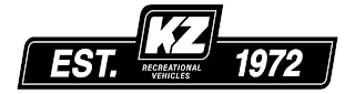 KZ RECREATIONAL VEHICLES EST. 1972 logo
