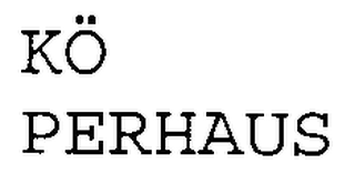 KÖ PERHAUS logo