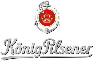 KÖNIG PILSENER PURUM LAUDATUR logo