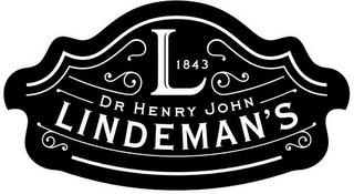 L 1843 DR HENRY JOHN LINDEMAN'S logo