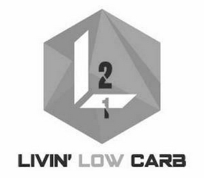 L 2 1  LIVIN' LOW CARB logo