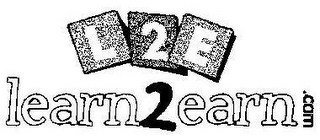 L 2 E LEARN2EARN .COM logo