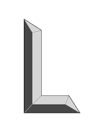L logo