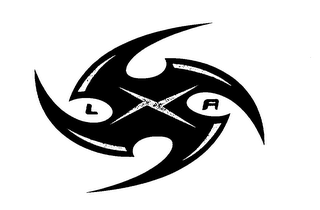 L A logo