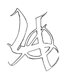 L A logo