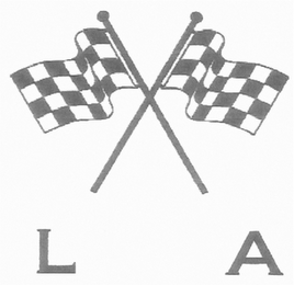 L A logo