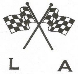 L A logo