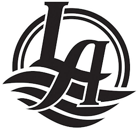 L A logo