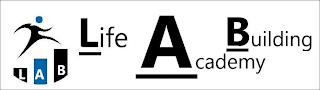 L A B LIFE ACADEMY BUILDING logo