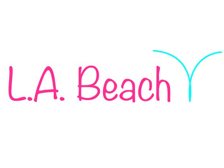 L. A. BEACH logo