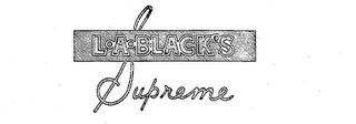 L. A. BLACK'S SUPREME logo