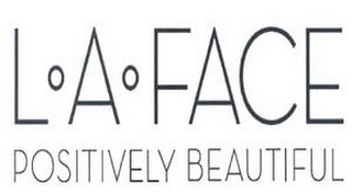 L A FACE POSITIVELY BEAUTIFUL logo
