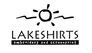 L A K E S H I R T S  EMBROIDERY AND SCREENPRINT logo