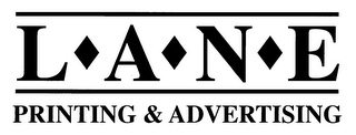 L A N E PRINTING & ADVERTISING logo