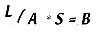 L / A * S = B logo