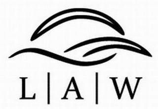 L A W logo