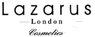 L A Z A R U S C O S M E T I C S L O N D O N logo