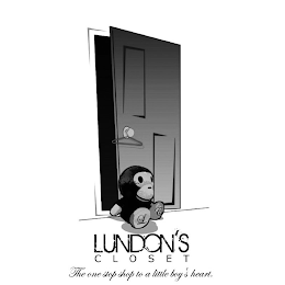 L C LUNDON'S C L O SE T THE ONE STOP SHOP TO A LITTLE BOY'S HEART. logo