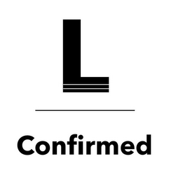 L CONFIRMED logo