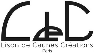 L DE C LISON DE CAUNES CRÉATIONS PARIS logo