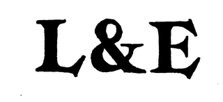 L & E logo