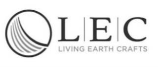 L E C LIVING EARTH CRAFTS logo