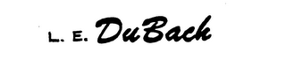 L. E. DU BACH logo
