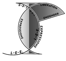 L-E-E. LIBERATION ENGENDER EXPRESSIONS L-E-E. L-E-E. EXPRESSIONS L-E-E. logo