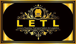 L E T L LUXURY EXPRESS TRANSPORTATION & LOGISTICS logo