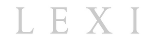 L E X I logo