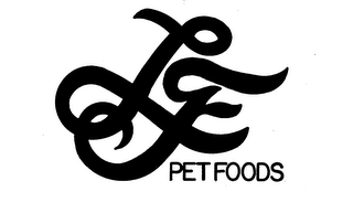 L F PET FOODS logo