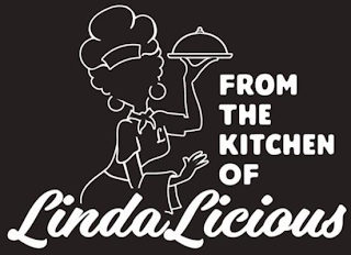 L FROM THE KITCHEN OF LINDALICIOUS logo