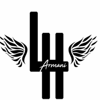 L H ARMANI logo