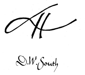 L H D.W.SOUTH logo