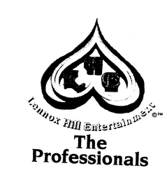 L H E LENNOX HILL ENTERTAINMENT THE PROFESSIONALS logo