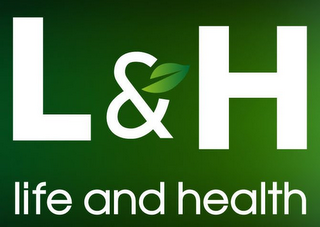 L & H LIFE AND HEALTH logo