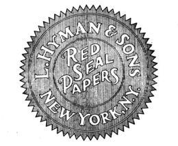 L. HYMAN & SONS RED SEAL PAPERS NEW YORK, N.Y. logo