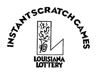 L INSTANT SCRATCH GAMES LOUISIANA LOTTERY logo