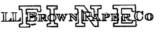 L L BROWN PAPER CO. FINE logo