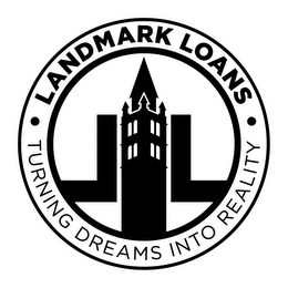 L L · LANDMARK LOANS · TURNING DREAMS INTO REALITY logo