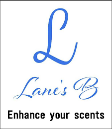 L LANE'S B ENHANCE YOUR SCENTS logo