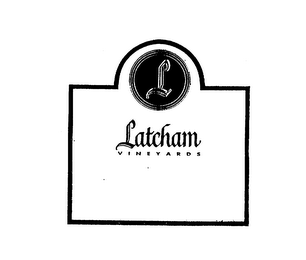 L LATCHAM VINEYARDS logo