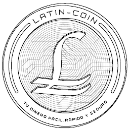 L LATIN-COIN TU DINERO FÁCIL, RÁPIDO Y SEGURO logo